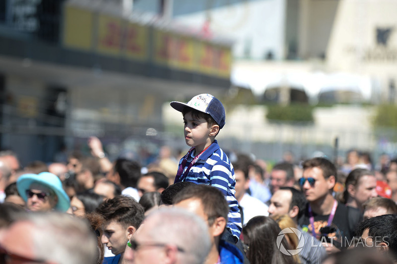 Fans di pit lane