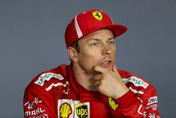Kimi Raikkonen, Ferrari nella conferenza stampa