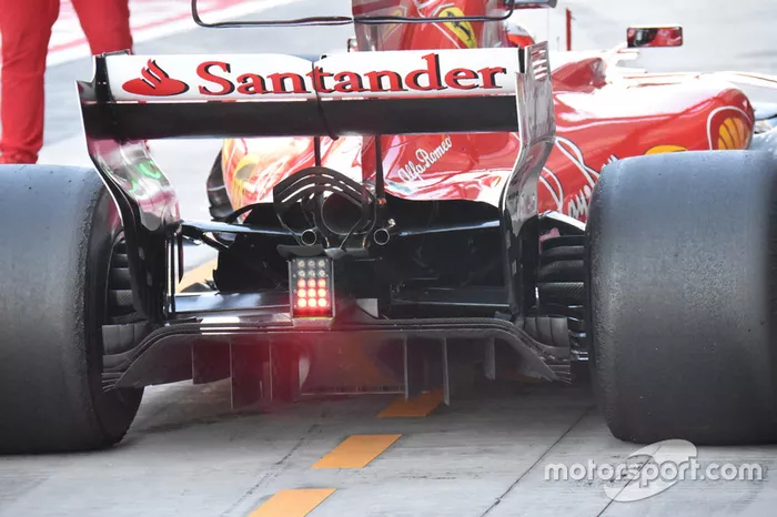 Ferrari SF70H, difusor