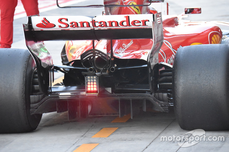 Ferrari SF70H, difusor