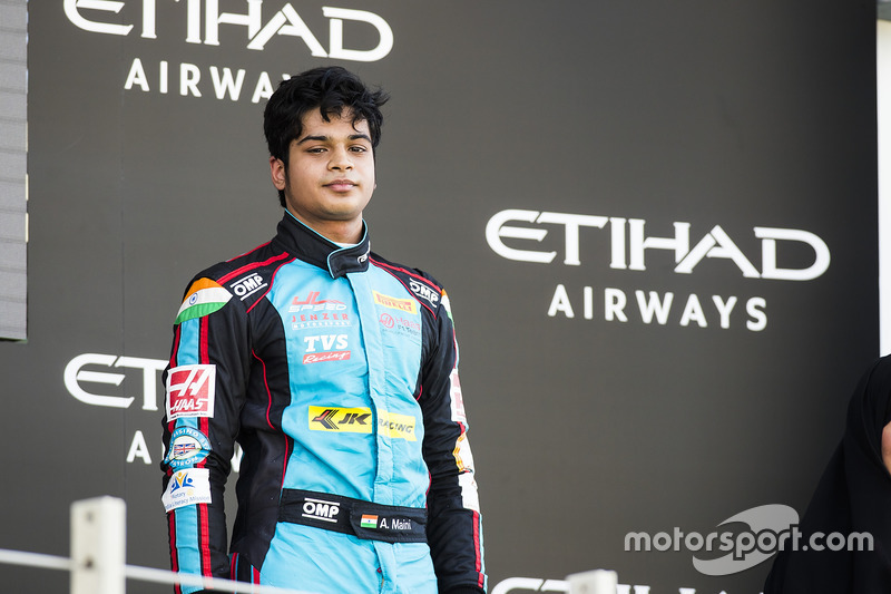 Podium: third place Arjun Maini, Jenzer Motorsport
