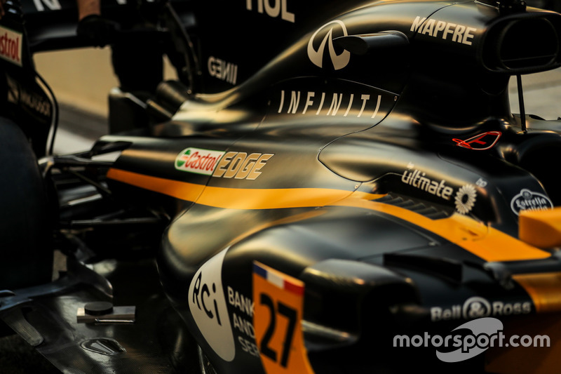 The car of Nico Hulkenberg, Renault Sport F1 Team RS17