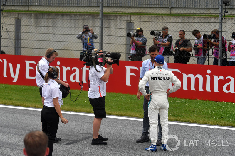 Pole pozisyonu galibi Valtteri Bottas, Mercedes-AMG F1 Mark Webber