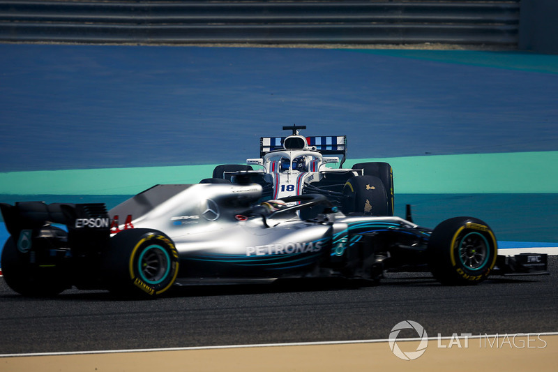 Lance Stroll, Williams FW41 en tête-à-queue