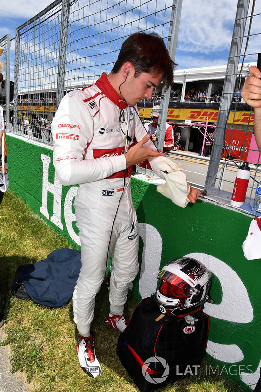Charles Leclerc, Sauber sur la grille