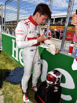 Charles Leclerc, Sauber sur la grille