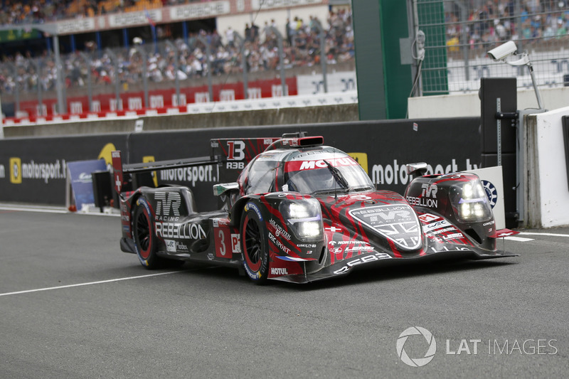 #3 Rebellion Racing Rebellion R-13: Mathias Beche, Gustavo Menezes, Thomas Laurent