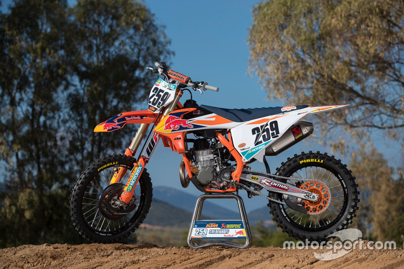Bike of Glenn Coldenhoff, KTM Factory Racing