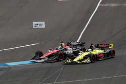 Robert Wickens, Schmidt Peterson Motorsports Honda, Sébastien Bourdais, Dale Coyne Racing with Vasser-Sullivan Honda