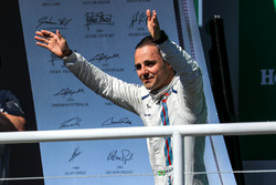 Felipe Massa, Williams celebra su última carrera brasileña en el podio
