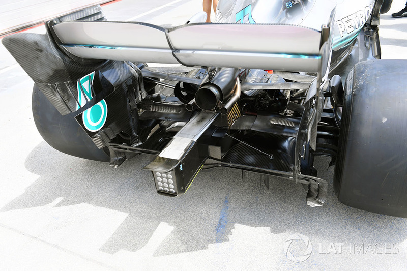 Mercedes-AMG F1 W09 detalle trasero