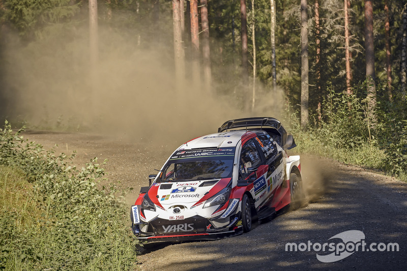 Momento mágico de Michelin: Ott Tanak, Martin Järveoja - Toyota Gazoo Racing - Ganaron tres carreras consecutivas