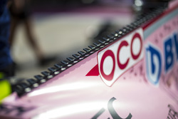 Sahara Force India VJM10 motor kapağı kanatçıkları detayı