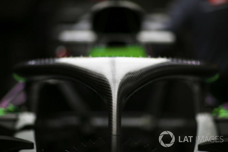 Detail halo Haas F1 Team