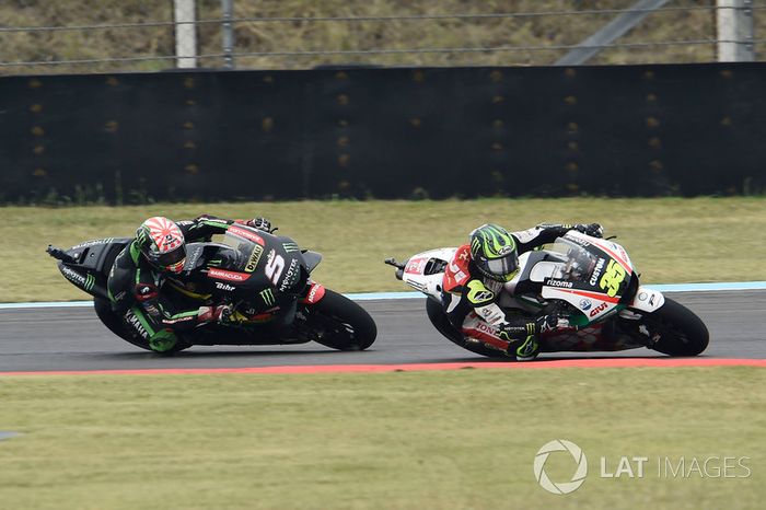 Crutchlow sorpassa Johann Zarco, Monster Yamaha Tech 3