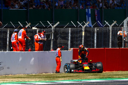 Max Verstappen, Red Bull Racing RB na crash