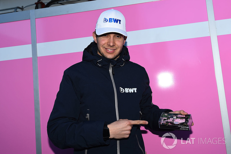 Esteban Ocon, Force India F1 dan miniatur mobil Force India