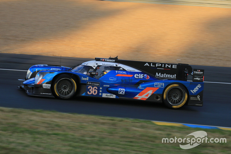 5th: (LMP2 WINNER) #36 Signatech Alpine A460: Gustavo Menezes, Nicolas Lapierre, Stéphane Richelmi