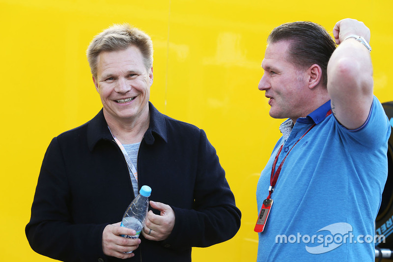 Mika Salo with Jos Verstappen