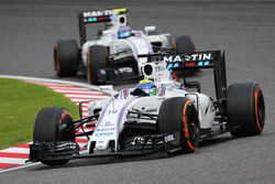 Felipe Massa, Williams FW38 y Valtteri Bottas, Williams FW38