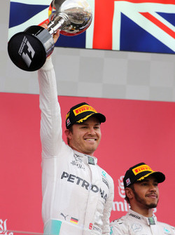 Nico Rosberg, Mercedes AMG F1 Team et Lewis Hamilton, Mercedes AMG F1 Team