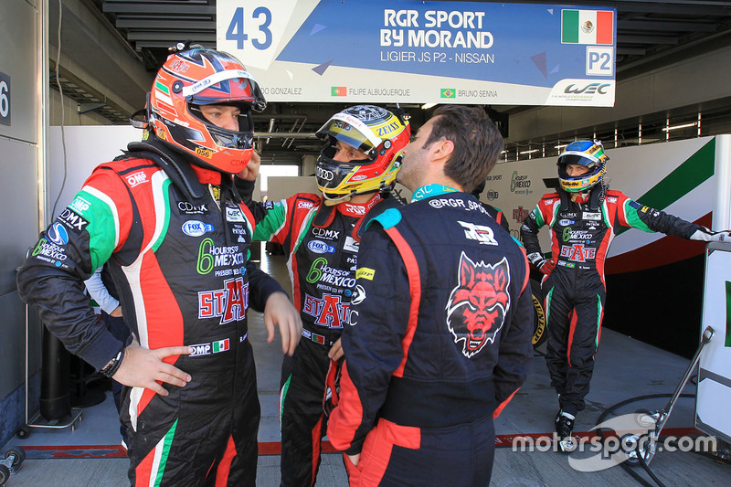 #43 RGR Sport by Morand Ligier JSP2 - Nissan: Ricardo González, Filipe Albuquerque, Bruno Senna