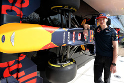 Max Verstappen, Red Bull Racing visits the factory