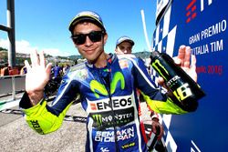 Ganador de la pole Valentino Rossi, Yamaha Factory Racing