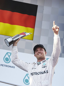 Podium: third place Nico Rosberg, Mercedes AMG F1