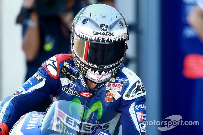 Jorge Lorenzo, Yamaha Factory Racing, durante el GP de Aragón 2016