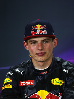 Max Verstappen, Red Bull Racing in the FIA Press Conference