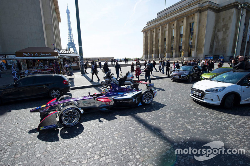 Jean-Eric Vergne cerca del Trocadero