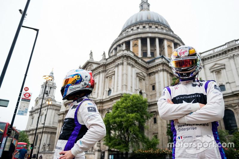 Jean-Eric Vergne y Sam Bird, DS Virgin Racing