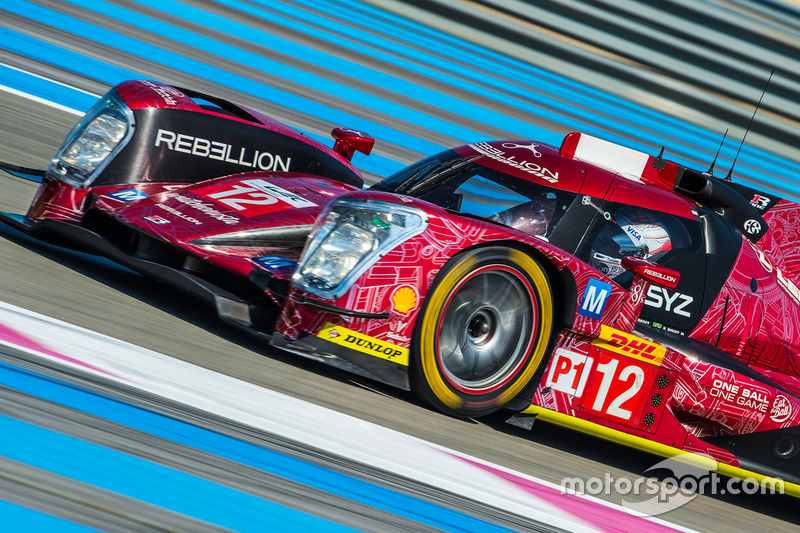 #12 Rebellion Racing Rebellion R-One AER: Nicolas Prost, Nick Heidfeld, Nelson Piquet Jr.