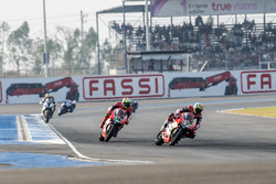 Chaz Davies, Aruba.it Racing - Ducati Team en Davide Giugliano, Aruba.it Racing - Ducati Team