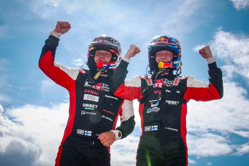 Vincitori Kalle Rovanperä, Jonne Halttunen, Toyota Gazoo Racing WRT Toyota GR Yaris Rally1