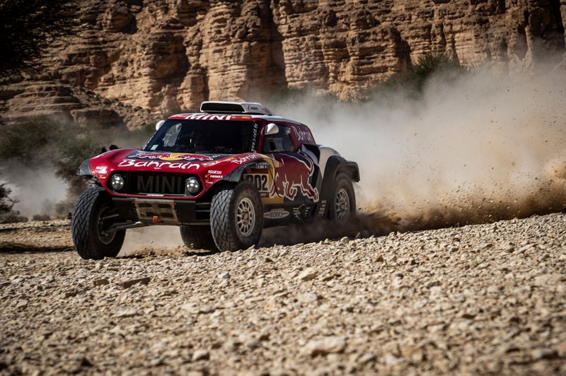 #302 JCW X-Raid Team: Stephane Peterhansel, Paulo Fiuza