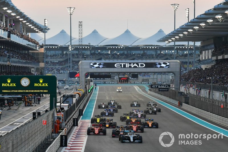 Lewis Hamilton, Mercedes AMG F1 W10, Max Verstappen, Red Bull Racing RB15, Charles Leclerc, Ferrari SF90, Sebastian Vettel, Ferrari SF90, Alexander Albon, Red Bull RB15, Lando Norris, McLaren MCL34