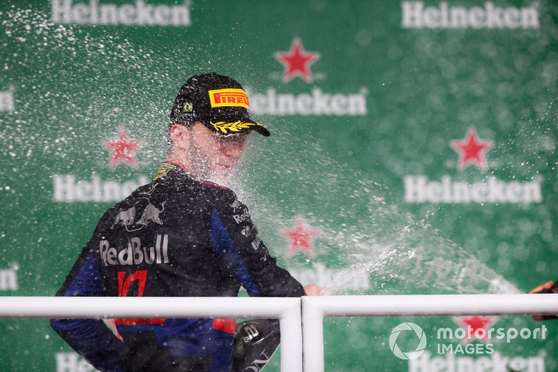 Podio: segundo lugar Pierre Gasly, Toro Rosso