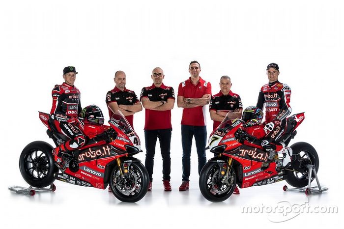 Scott Redding, Aruba.it Racing Ducati, Chaz Davies, Aruba.it Racing Ducati and Aruba.it Racing Ducati team management