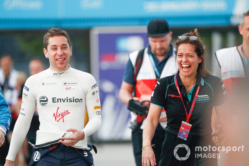 Robin Frijns, Virgin Racing, Presenter Amanda Stretton