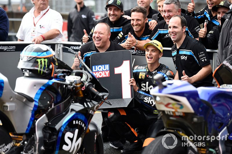 Il poleman Luca Marini, Sky Racing Team VR46