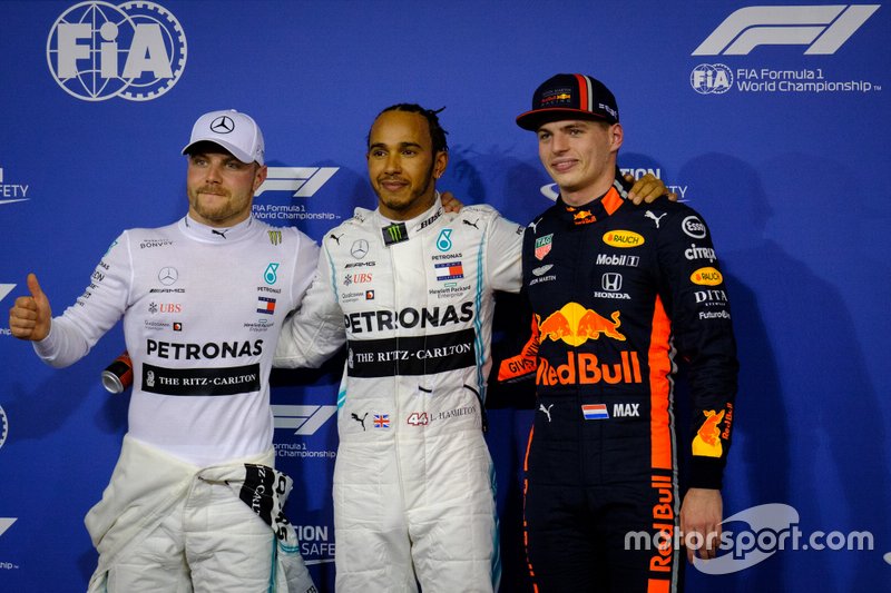 Valtteri Bottas, Mercedes AMG F1 ,Lewis Hamilton, Mercedes AMG F1 ,Max Verstappen, Red Bull Racing