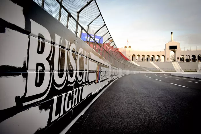 Los Angeles Memorial Coliseum track