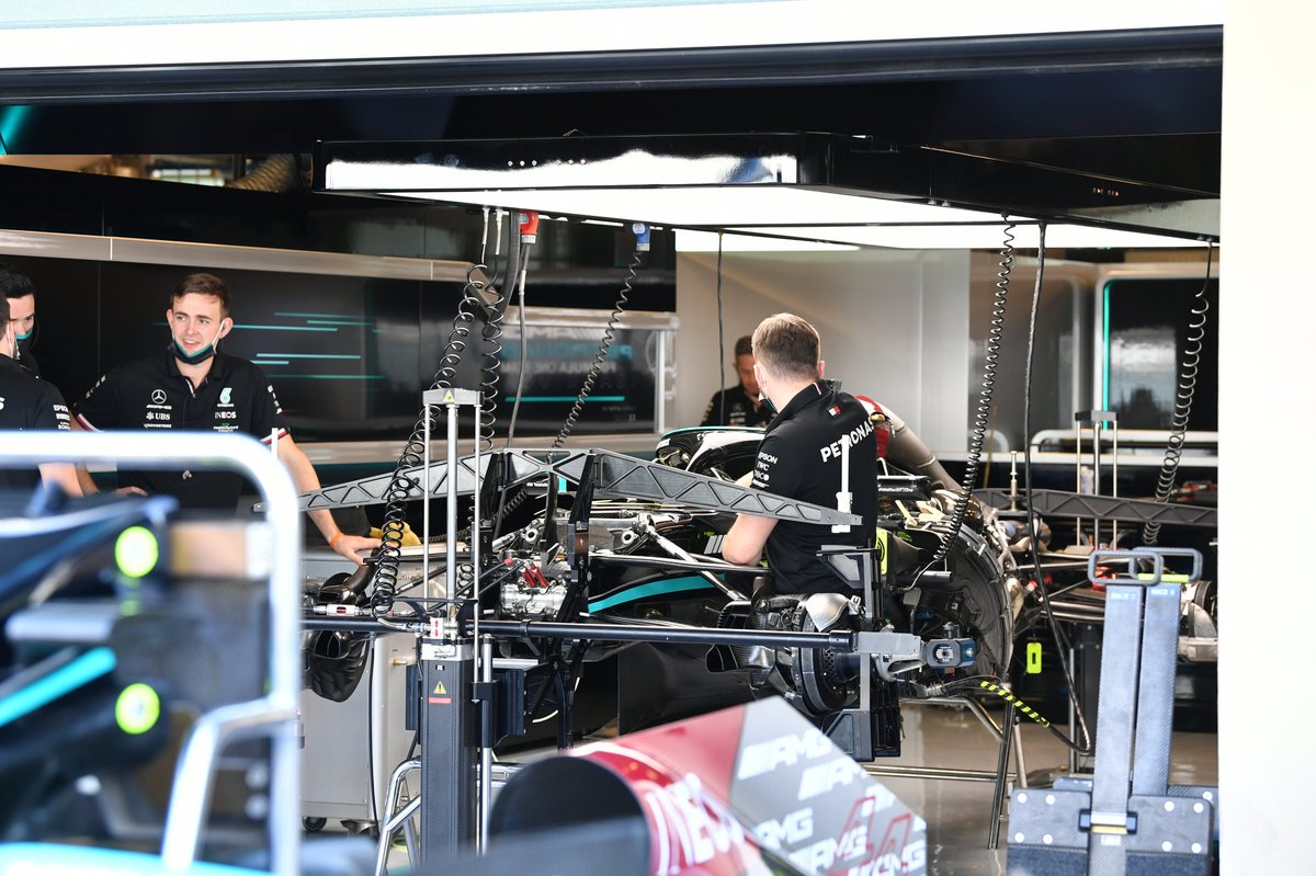 Detalle del Mercedes W12