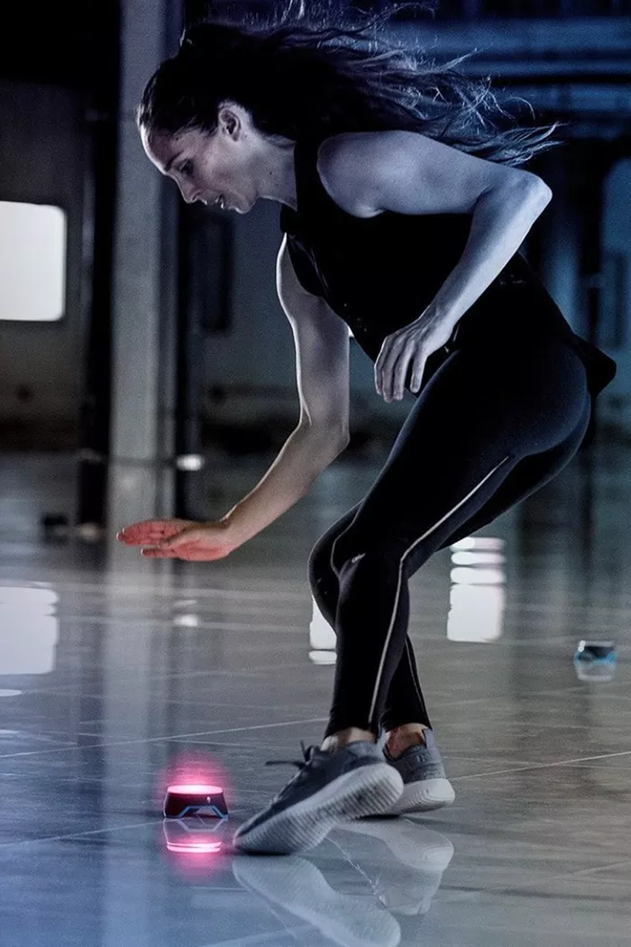 Woman Training with BlazePod