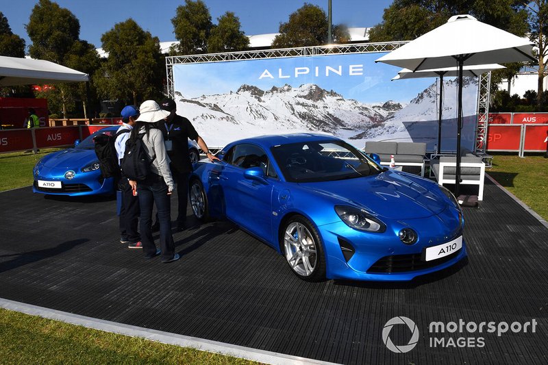 Alpine A110 in Albert Park
