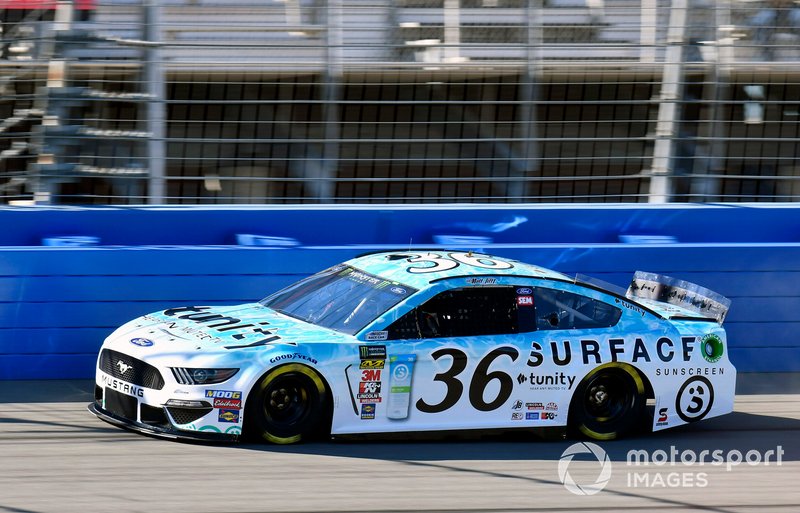 32. Matt Tifft, Front Row Motorsports, Ford Mustang Surface Sunscreen / Tunity