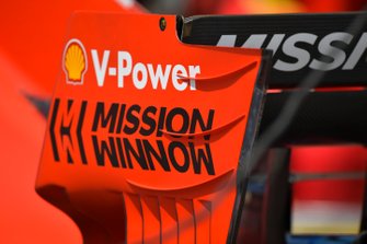 Mission-logo op de Ferrari SF90