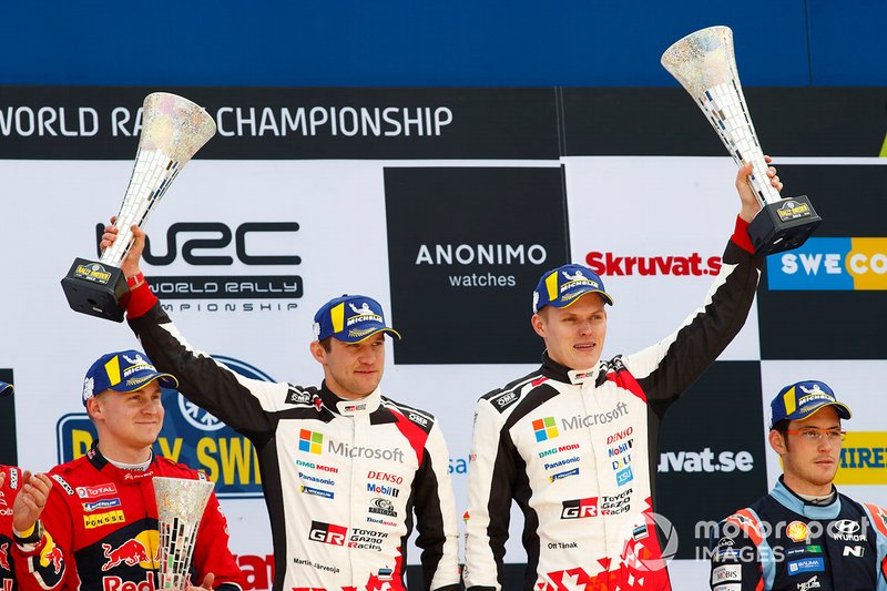 Winners Ott Tänak, Martin Järveoja, Toyota Gazoo Racing WRT